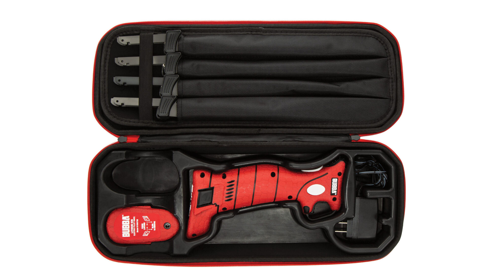 Bubba Lithium Ion Cordless Fillet Knife Set, 4 Blade BUBBA