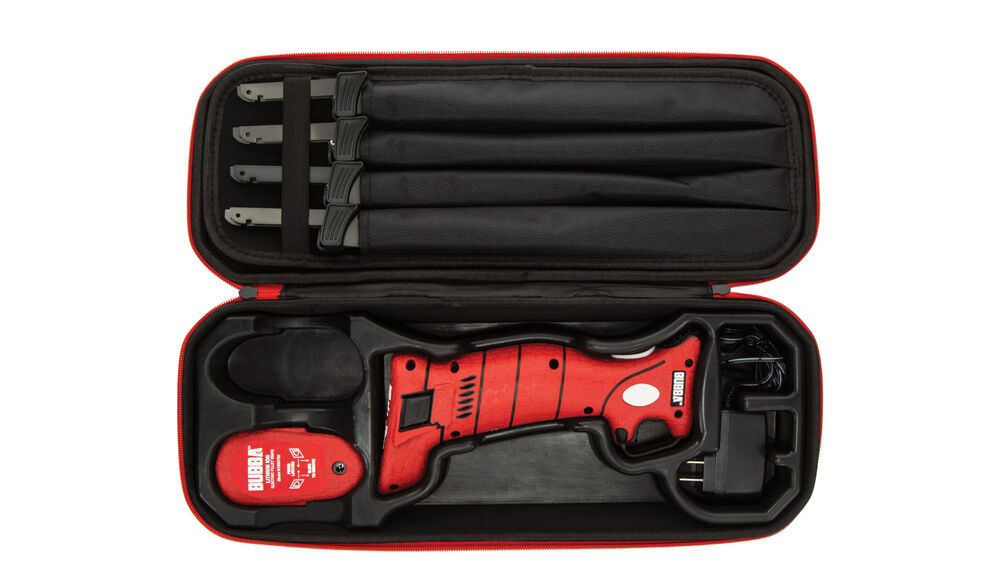 Bubba Pro Series Electric Fillet Knife Cordless 4 Blade Set W/Waterproof  Case