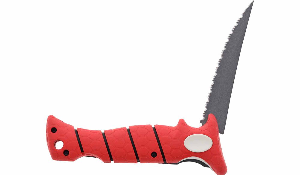 5" Stiff Serrated Folding Knife
