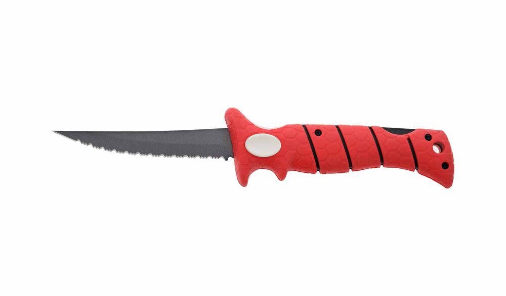 5" Stiff Serrated Folding Knife